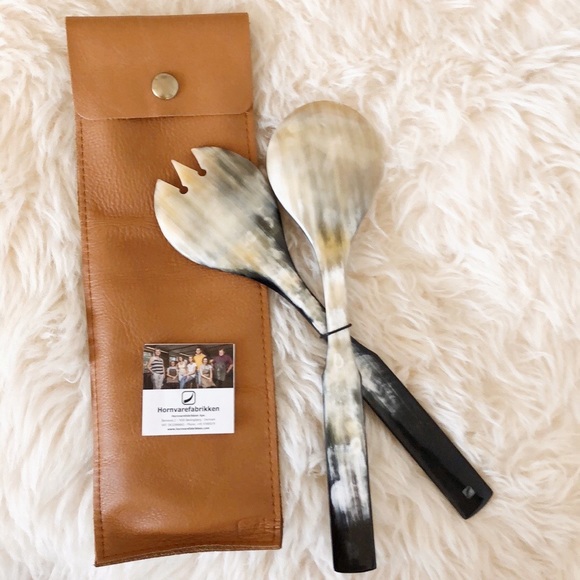 Hornvarefabrikken Other - NEW! Hornvarefabrikken Horn Salad Servers